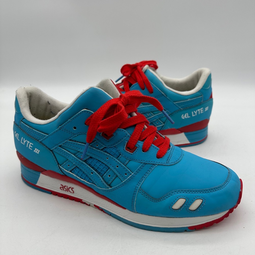 ASICS H20DJ Gel Lyte III Mens‎ Size 11 BAIT Blue Ring 2012 Captain America Shoes